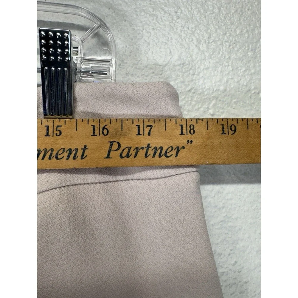 Marciano Los Angeles Cream Beige Wide Leg High Rise Casual Dress Pants Sz Large